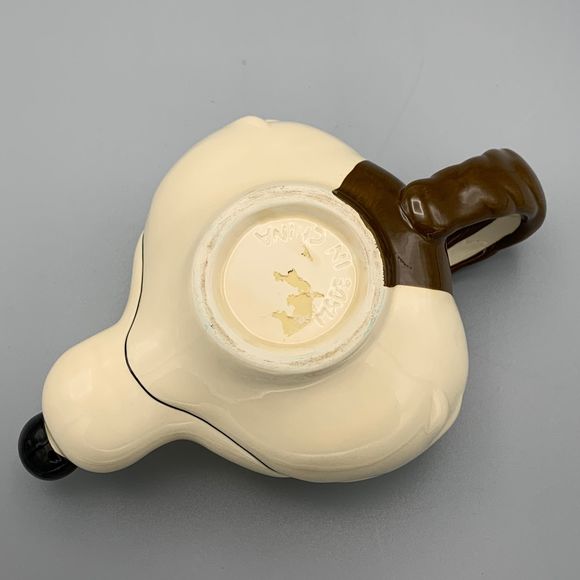 Vtg 1989 Looney Tunes Wile E Coyote Head 3D Figural Coffee Mug Road Runner - Picture 9 of 9